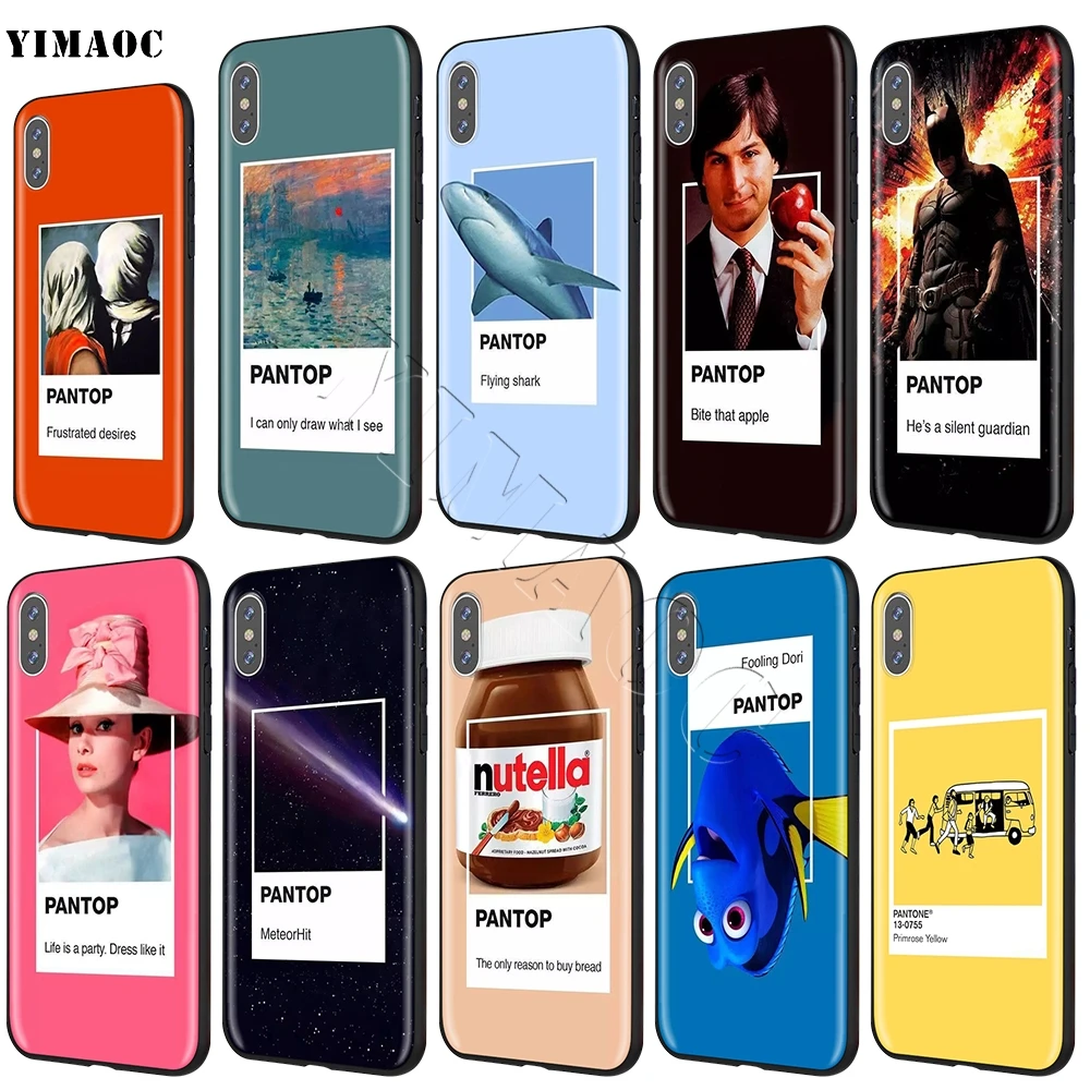 YIMAOC Pantone эстетика мягкий чехол для Apple iPhone SE 2020 5 5s 6 6s 7 8 Plus XR X Xs 11 12 Pro Max mini|Бамперы| |