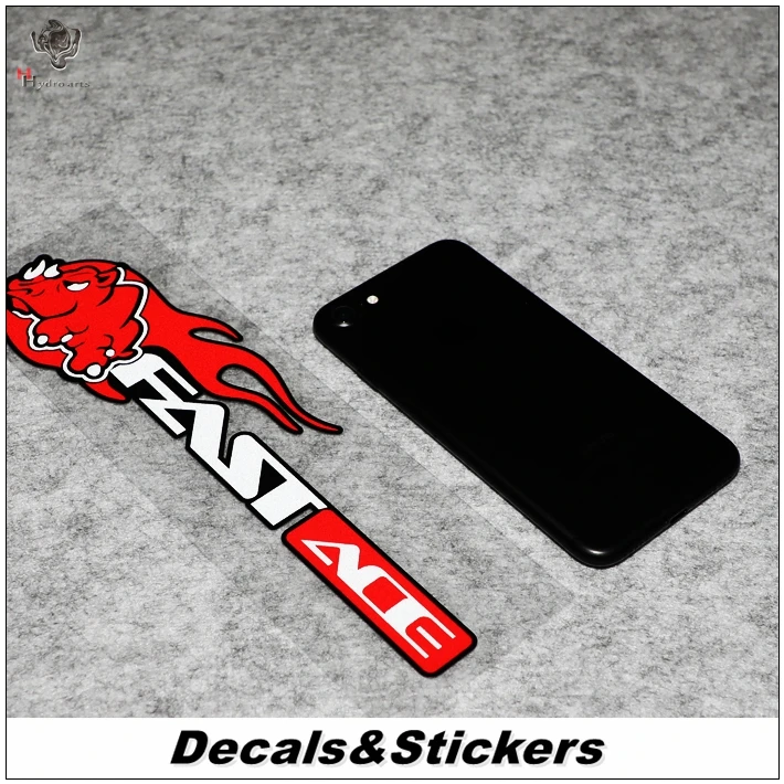 Светоотражающие модифицированные наклейки № L200 с рисунком красного злого