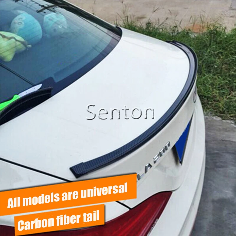 Автомобильные наклейки на Спойлеры из углеродного волокна для Opel Astra H J G Insignia Mokka