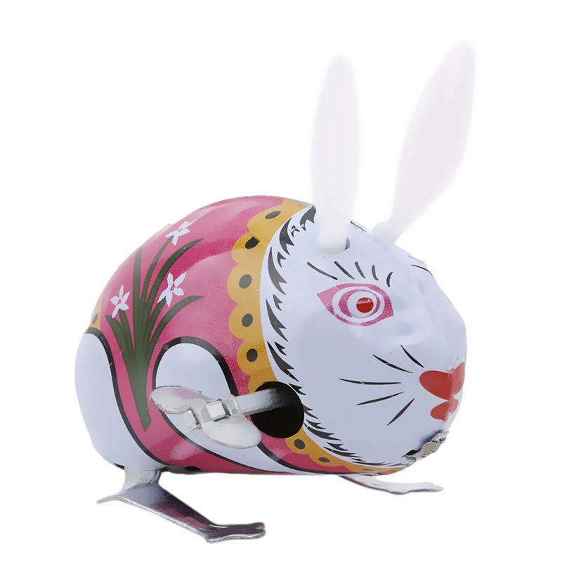 Новая цветная игрушка с кроликом для бега 1 шт. Классические игрушки в виде олова