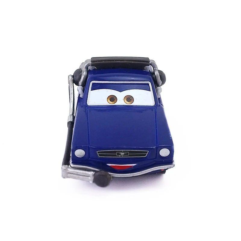 Дисней Pixar тачки Brent Mustangburger с гарнитурой металлическая литая под давлением игрушечная машинка 1:55 свободная абсолютно новая и