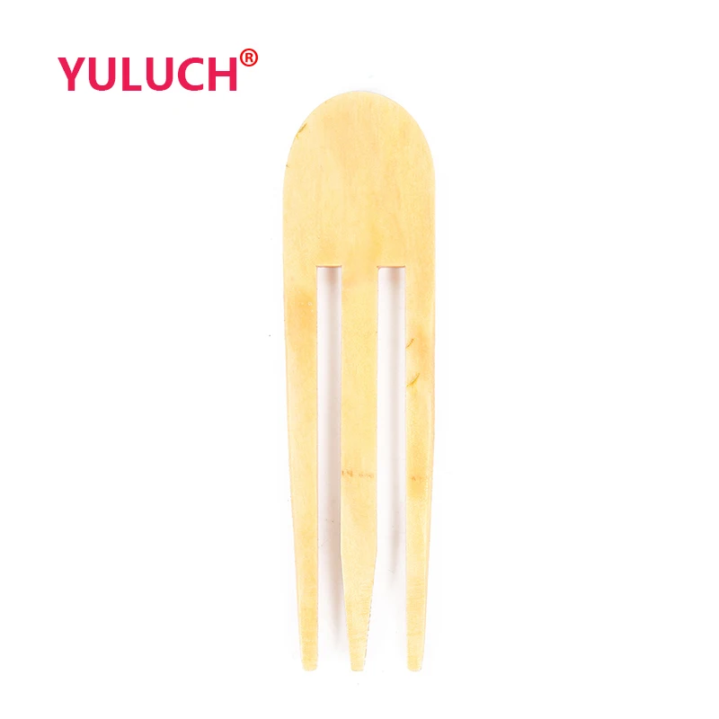 YULUCH Wooden Fork Hair Comb for Retro African Ethnic Fashion Woman Wood Pop Accessories Girl Gifts | Украшения и аксессуары