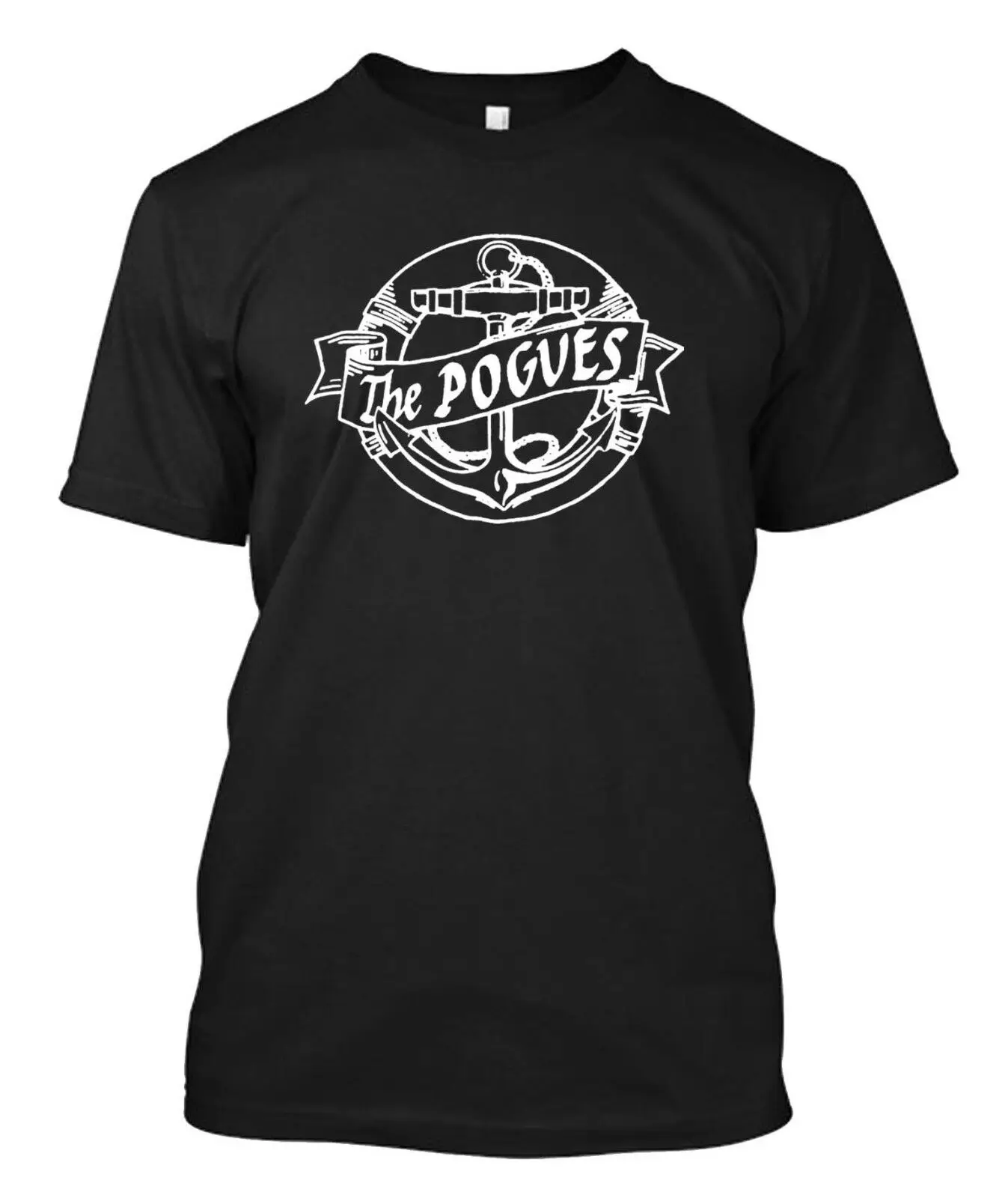 Якорный логотип The Pogues футболка в стиле панк бесплатная доставка недорогая 2019