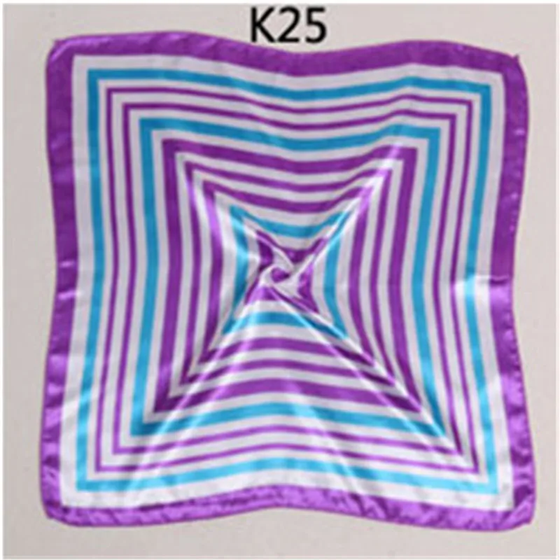 Новая модная женская одежда для работы шелковый шарф с принтом атласный