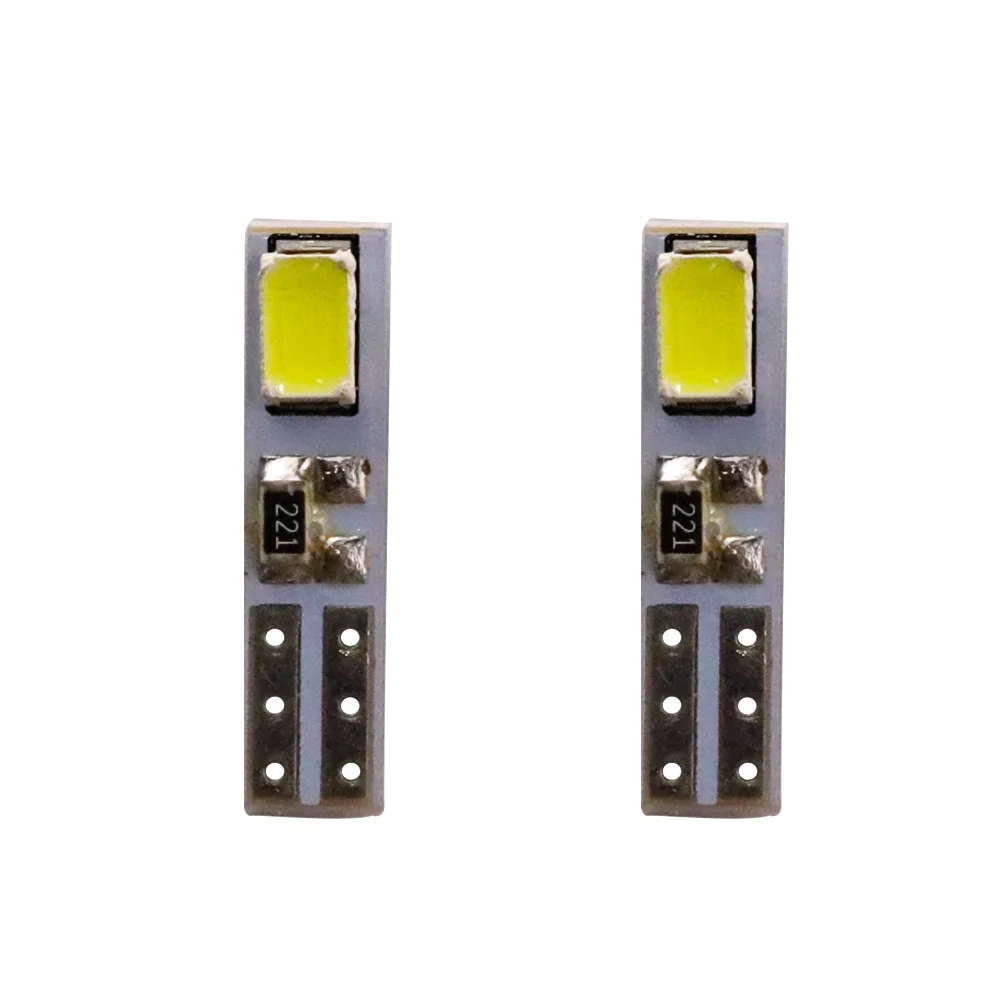 100 шт. T5 2 SMD 5630 W3W Led 74 73 Клин 12 В 5730 2SMD кластерный инструмент Светодиодная панель