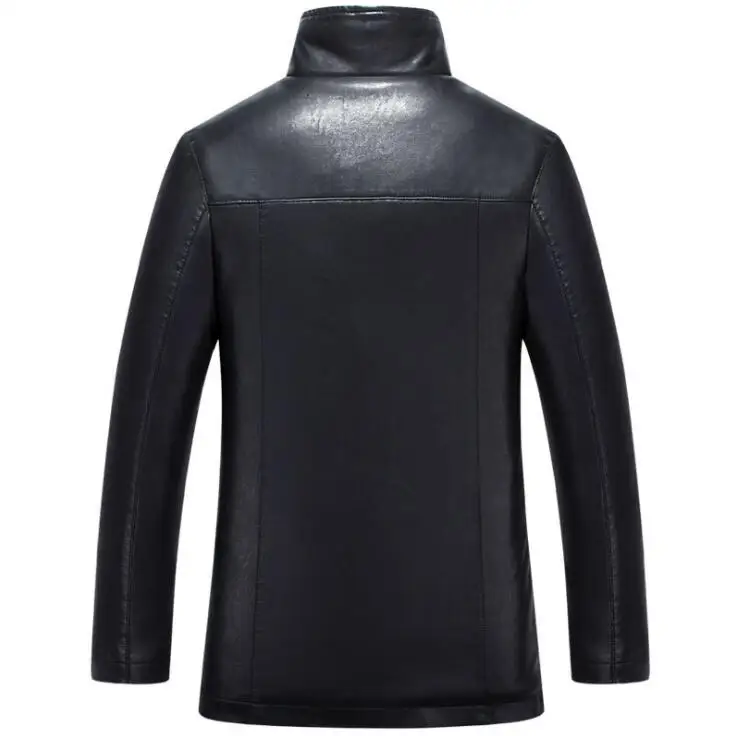 Мужская кожаная куртка с мехом бесплатная доставка | одежда
