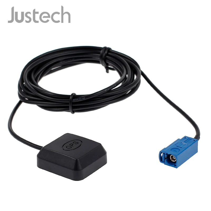 Антенна Justech gps Satnav для AUDI VW RNS2MFD2 Benz Audi Seat Mercedes Vauxhall Chrysler RHCP RG174 28 дБ антенна|Антенны|