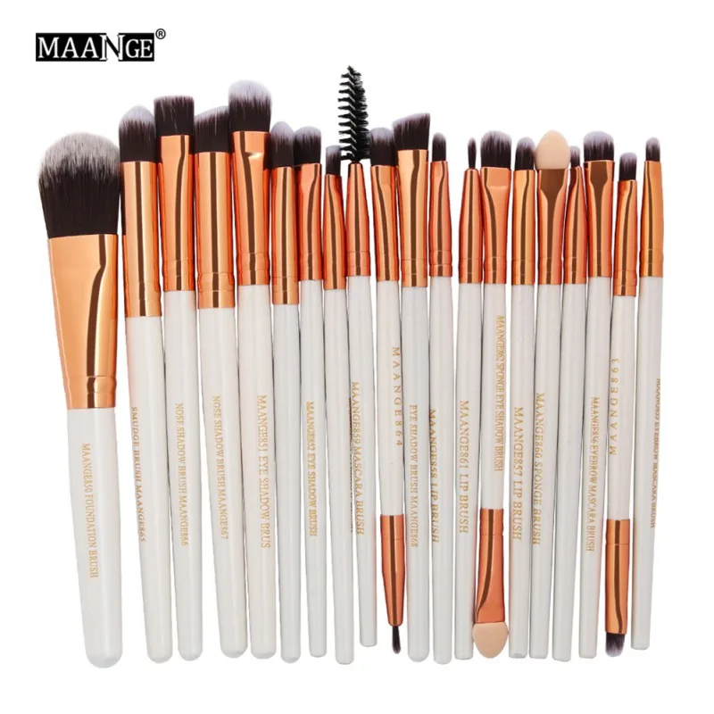 20 шт. профессиональные Мягкие кисти для макияжа|brand make up brushes|make brushesmake brushes |