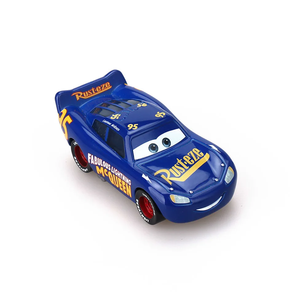 Disney Pixar Cars 2 3 Lightning Mcqueen Mater Jackson Storm Ramirez 1:55 литой автомобиль металлический сплав мальчик игрушки для детей подарок