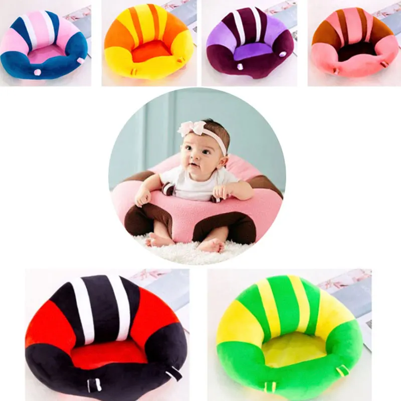 

Plush Toys 0-2 Year Baby Rocking Chair Soft Chair Cushion Sofa Kids Plush Sofa Seat Support Seat Sit Up PillowToy Infantil