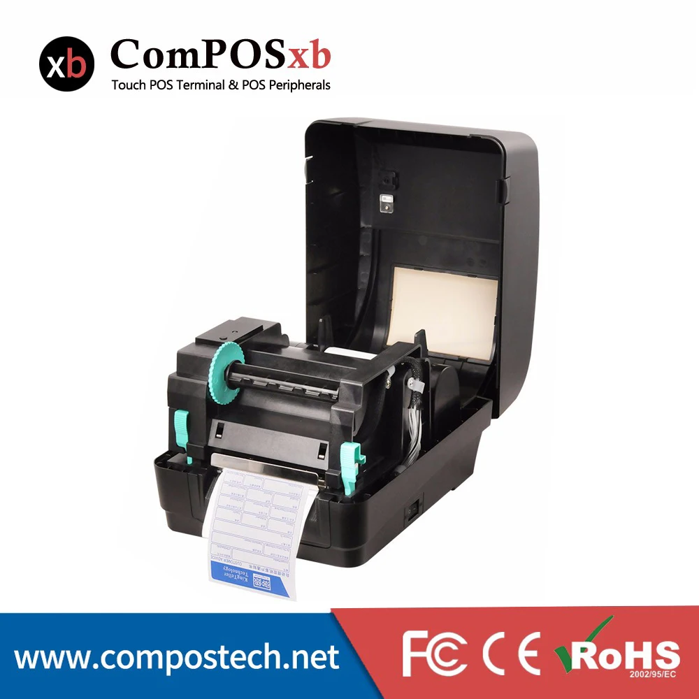 Дешевый двухмоторный Шестеренчатый механизм 203 DPI Настольный Термопринтер для