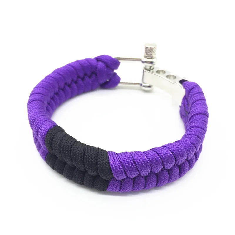 Новый стиль регулируемая скоба бразильский браслет jiu jitsu paracord из ленты для