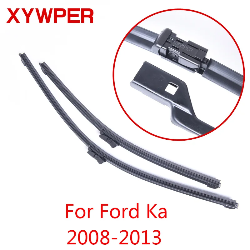 

XYWPER Wiper Blades for Ford Ka 2008 2009 2010 2011 2012 2013 2014 Car Accessories Soft Rubber Windshield Wipers