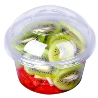 new arrival web star disposable high grade yogurt plastic bowl ice cream fruity mix salad dessert transparent packaging box