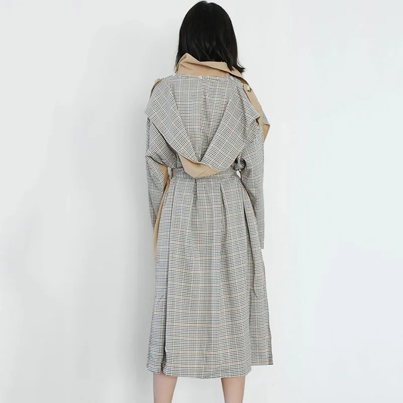 TWOTWINSTYLE тренчи для женщин пальто будущих мам ветровка большой размеры кружево до