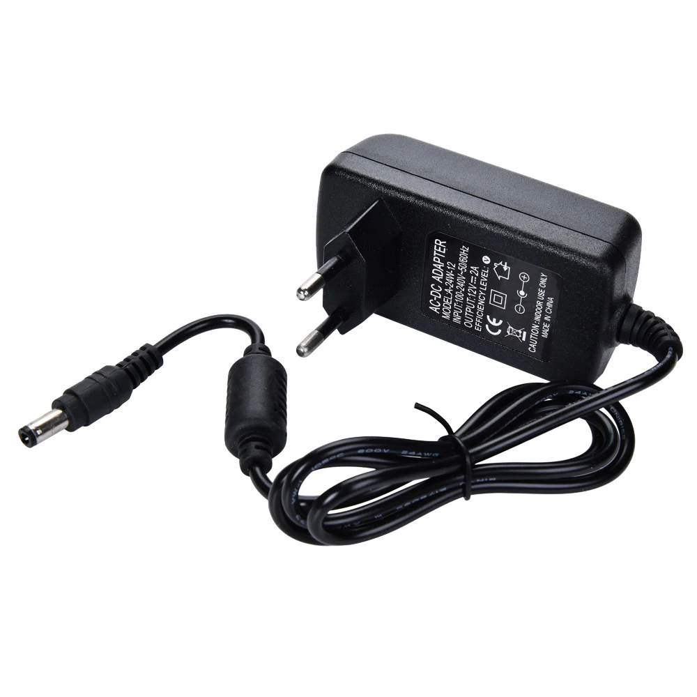 Адаптер Hamrolte AC100 240V на 12 В постоянного тока 2 А переходник импульсный источник
