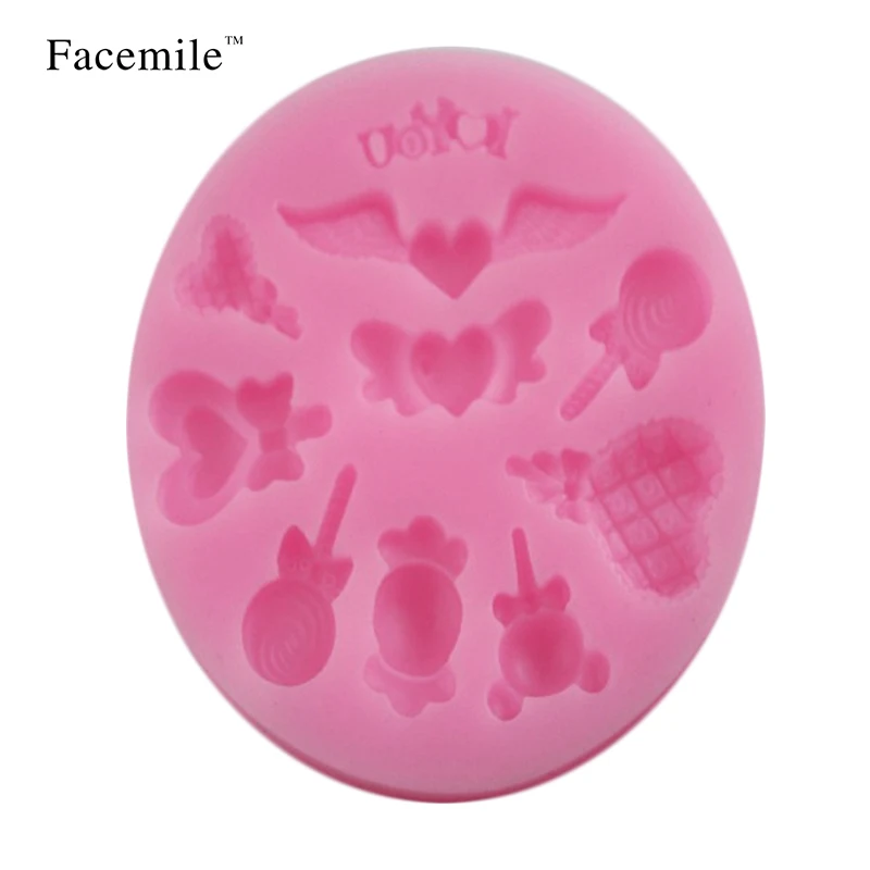 Facemile Подвеска из эпоксидной смолы Mold свадебное украшение силиконовые крылья