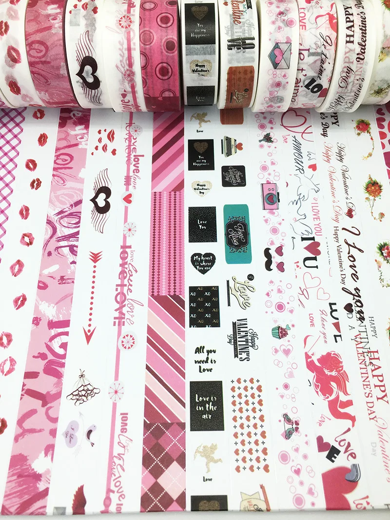 20 дизайнов наклейка на День святого Валентина с рисунком любящего сердца