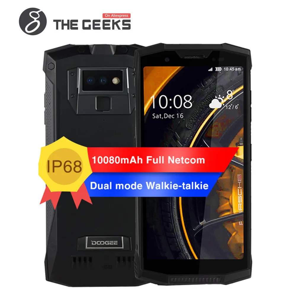 Doogee S80 IP68 Водонепроницаемый 6 Гб 64 5 99 &quotHelio P23 Octa Core иди и болтай Walkie Talkie прочный