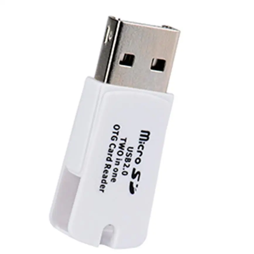 Горячая продажа считыватель смарт карт высокоскоростной Мини OTG USB 2 0 Micro SD TF T Flash