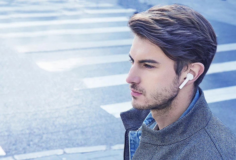 Xiaomi Air TWS True беспроводные Bluetooth наушники с активным шумоподавлением умные сенсорные двусторонние наушники для звонков