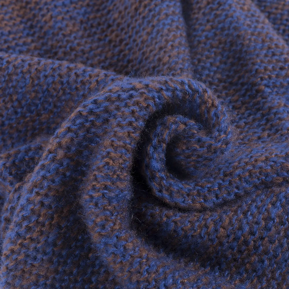 Шарф унисекс шерстяной вязаный осенне-зимний теплый 2019 |