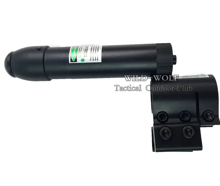 Тактический охотничий Регулируемый зеленый лазерный прицел задний
