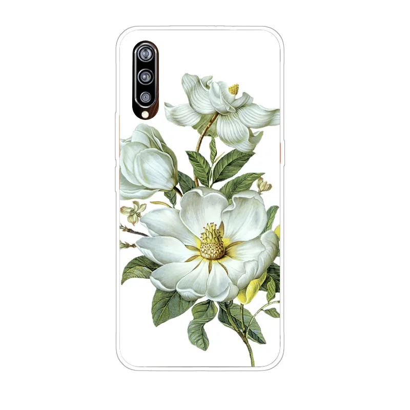 Vivo V15 PRO Чехол силиконовая яркая Цветочная живопись мягкая ТПУ задняя крышка для