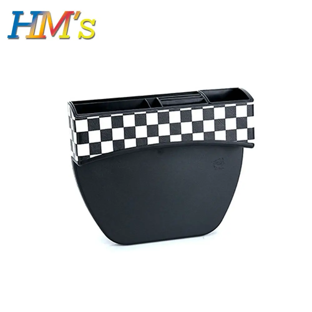 Checker Для MINI Cooper R56 R55 R50 R53 R60 F56 F55 F54 F60 Countryman Clubman коробка для хранения автомобильных сидений для MINI Cooper S One Аксессуары - Название цвета: Checker