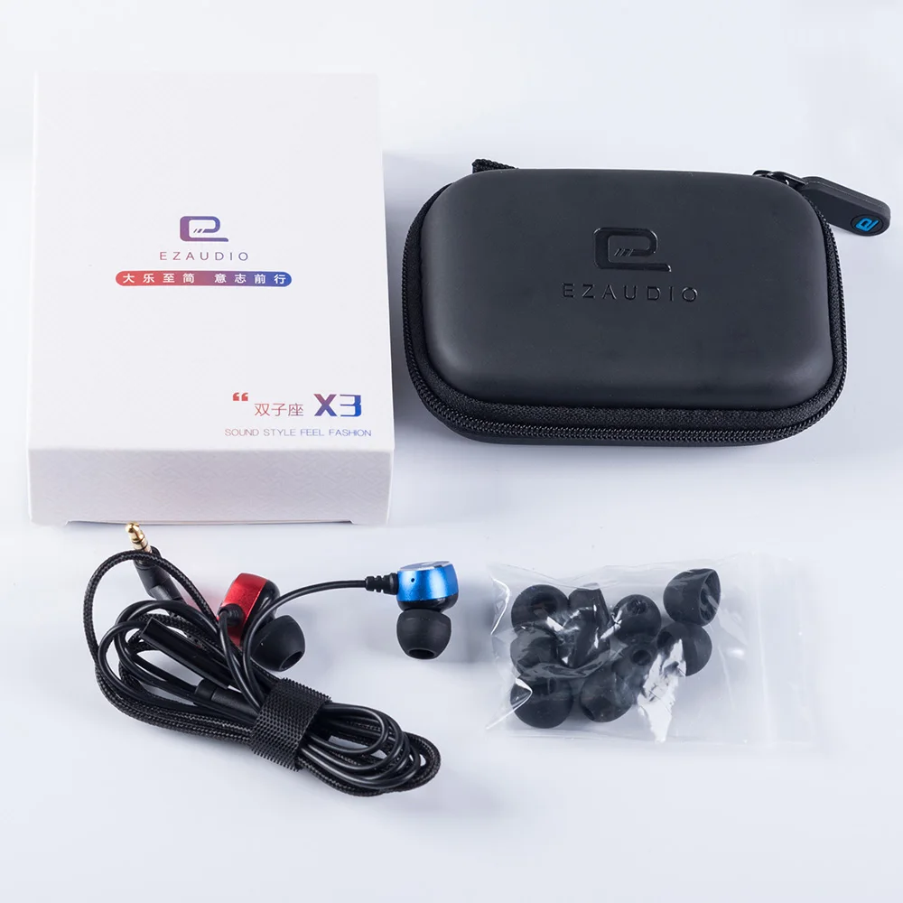 AK Новинка Yinyoo аудио X3 1DD Динамический драйвер в наушниках Hifi шумоподавление