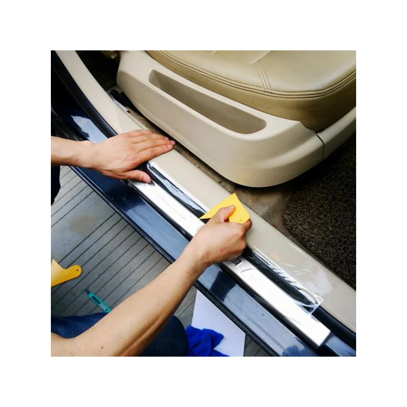 Автомобильный Стайлинг высокопрочная защитная пленка против царапин для vw ford polo