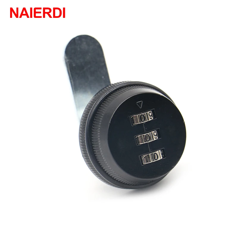 5 шт. кодовый замок NAIERDI черный/серебристый сплав цинка замки с паролем
