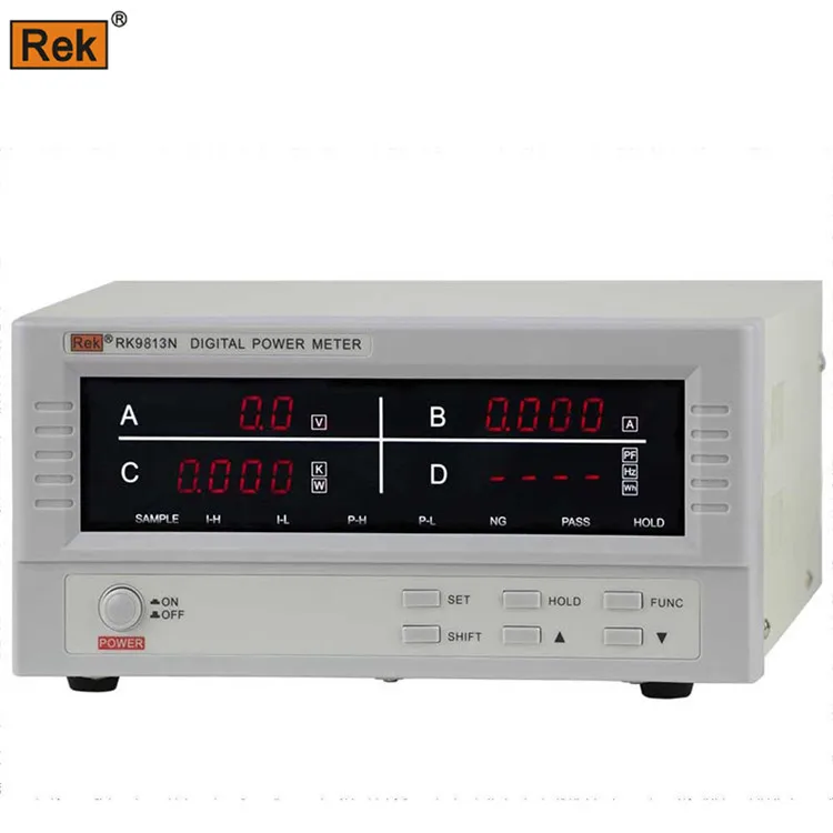 Цифровой измеритель мощности Rek RK9813N тестер параметров 20A 600 в переменного тока