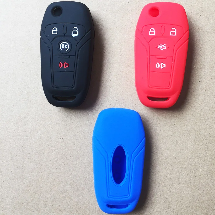 Флип чехол для ключа Ford Ka 2015 3 + 1 4 5 цветов|car key case cover|ford ka coverkey for car |