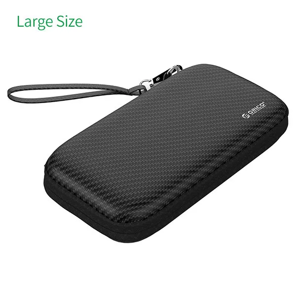 ORICO 2,5 дюйма HDD защиты сумка коробка для внешних накопителей USB жесткий диск HDD Мощность Bank кабель чехол для жесткий диск - Цвет: PH-D2-BK-BP