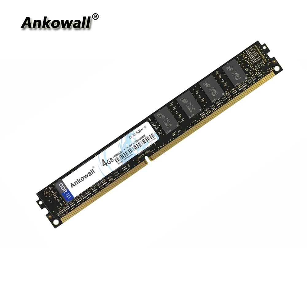 Ankowall RAM DDR3 4GB 8GB 1600 PC3 Memory 1.5V Desktop Dimm with Heat Sink |