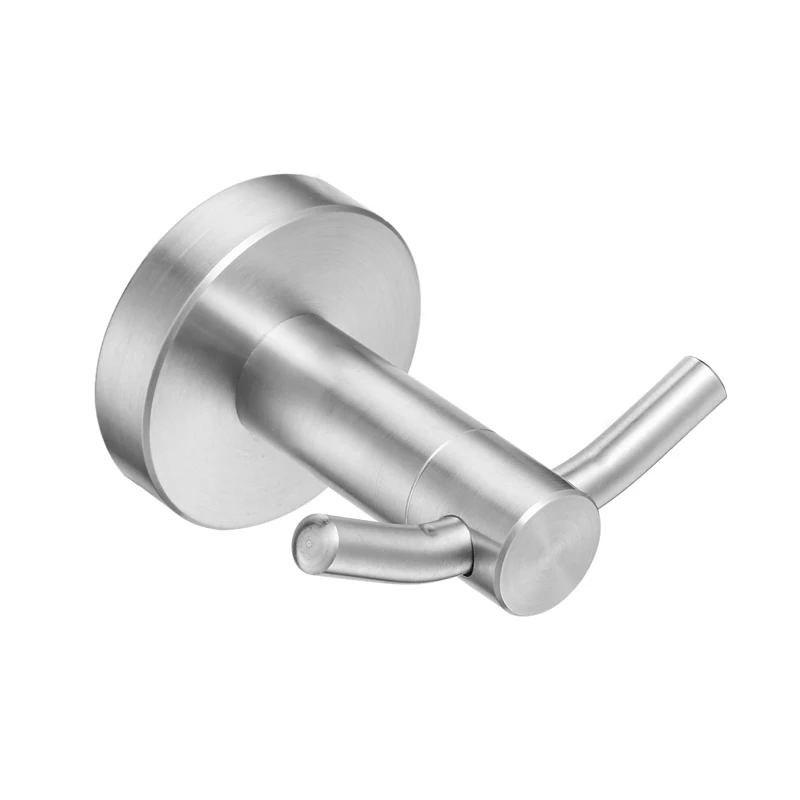 Robe Hook SUS 304, нержавеющая сталь, щетка для ванной комнаты, никель, диспенсер для мыла, держатель для полотенец, держатель для бумаги, ванная комната, мыльница, аксессуары EL1900L - Цвет: Robe Hook