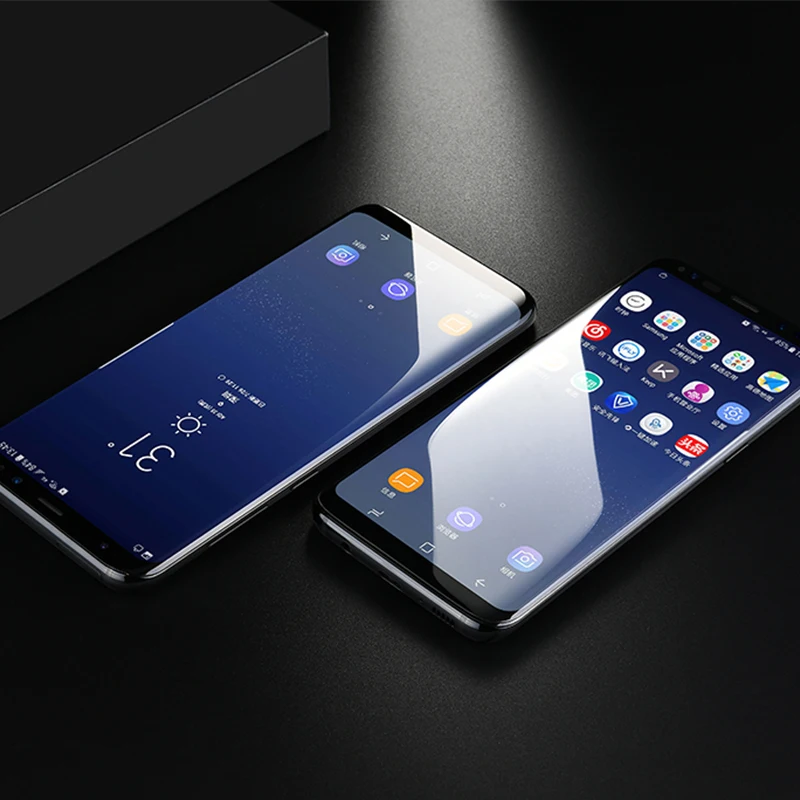 3 шт. Note 9 Стекло e пленка 3D полностью закрывающее покрытие с изогнутыми краями