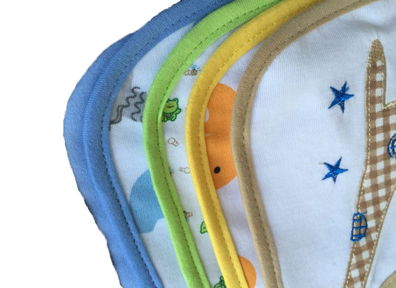 

5pcs/mix Mixed Sales Cotton Baby Bibs Waterproof Infant Bibs(send By Boys' or Girls') Ftrk0010