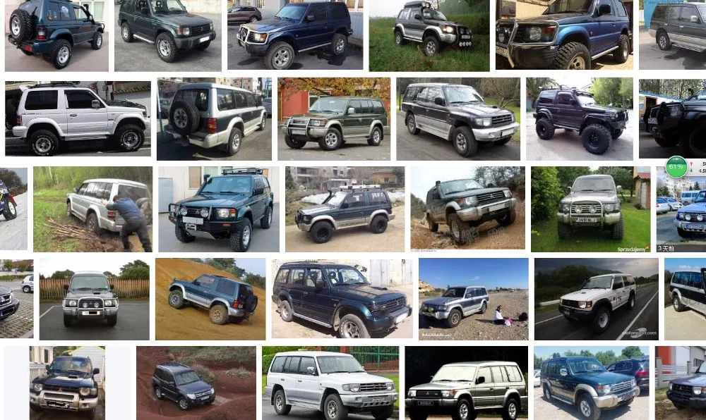 DHKA 4 шт. набор наружных ручек наружной двери для Mitsubishi Pajero 2 1991 1998 и Montero 1992 2000