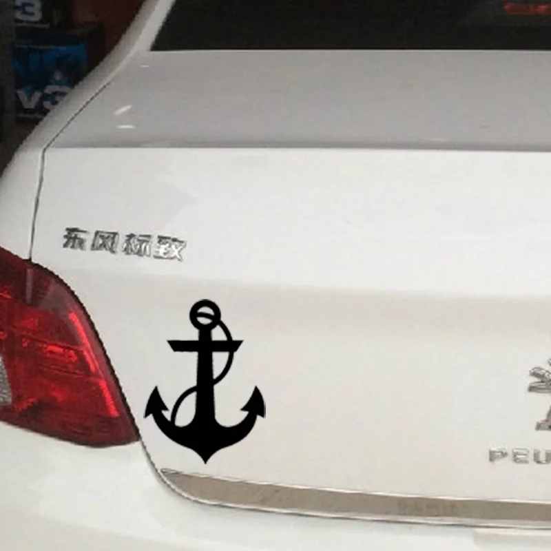 

Ship's anchor new warning stickers vinyl decal sticker 16x13