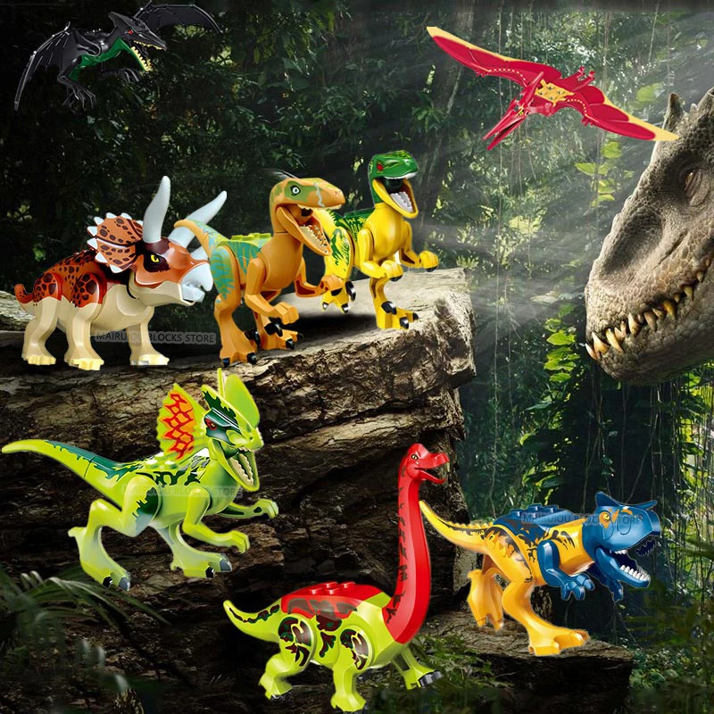 Парк Юрского периода защита Раптора Трицератопс Indomirus T Rex мир динозавров фигурки