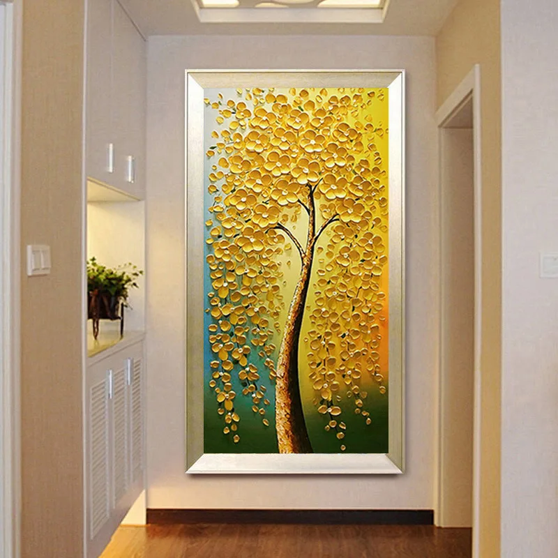 5D Diamond Painting Magnolia Gold rich tree Full Embroidery Cross Stitch Rhinestone Mosaic Sale Deco | Дом и сад
