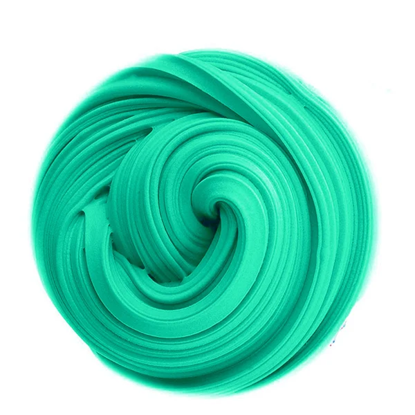 Green Slime 30 г мастика doux argile lumiere pâte Para modeler Lizun Slime fournitures charmes pâte Para modeler gomme polymera argile Antistress - Цвет: Green Slime