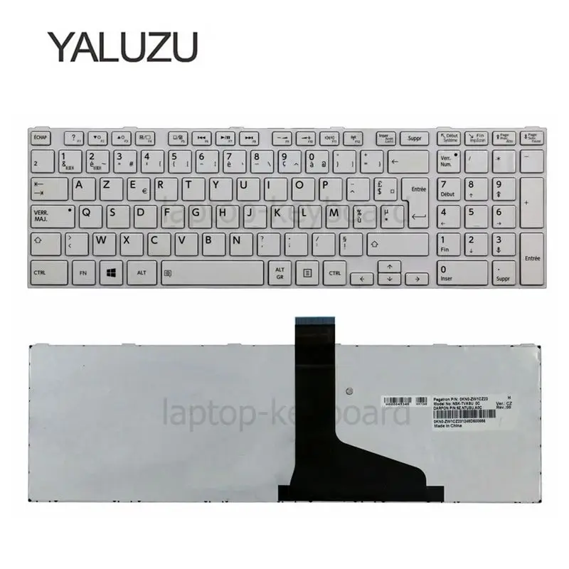 Французская клавиатура для TOSHIBA SATELLITE C850 C855D C850D C855 C870 C870D C875 C875D L875 L875D AZERTY