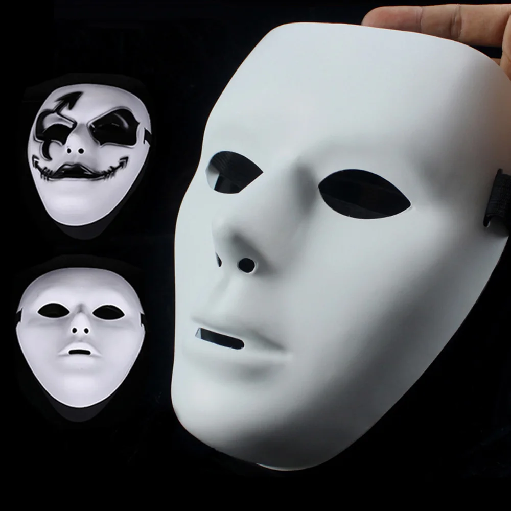 Так круто! Белая маска для лица jabbawockeez маскарада в стиле хип хоп привидения