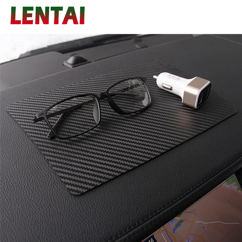 OVERE 1 шт. автомобильный нескользящий коврик из углеродного волокна ПВХ для Renault