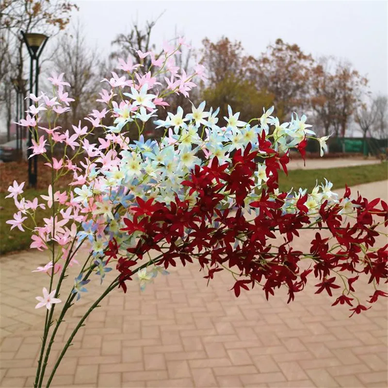 Имитация длинного стебля онцидиевого орхиса Cymbidium для свадебной домашней