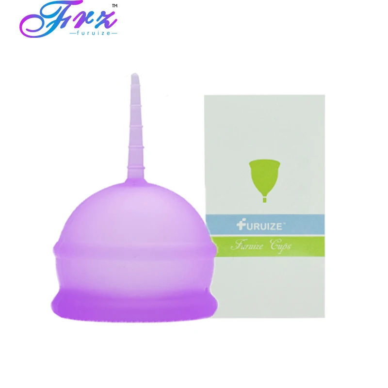 1pcs-opp pack-Purple Силиконовая менструальная чашка медицинская силиконовая чашка копа менструальная женская гигиеническая многоразовая Дамская чашка на промацию - Цвет: 1pcs-opp pack-Purple