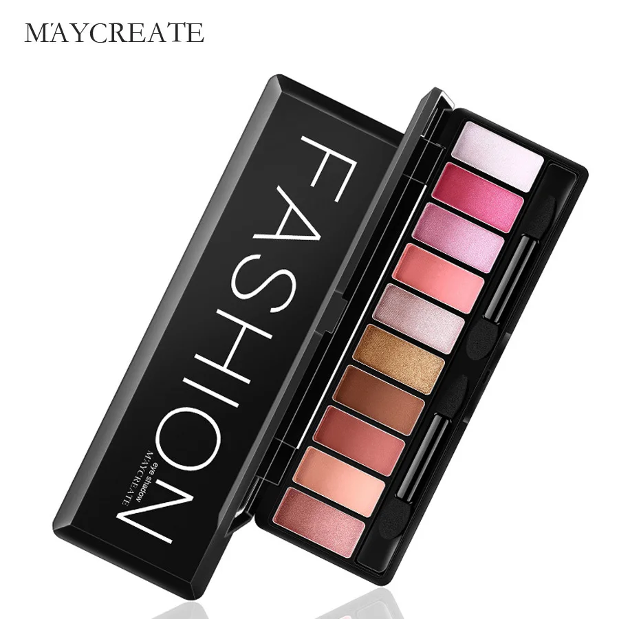 MayCreate палитра теней для век мерцающие матовые тени Палитра натуральный Макияж